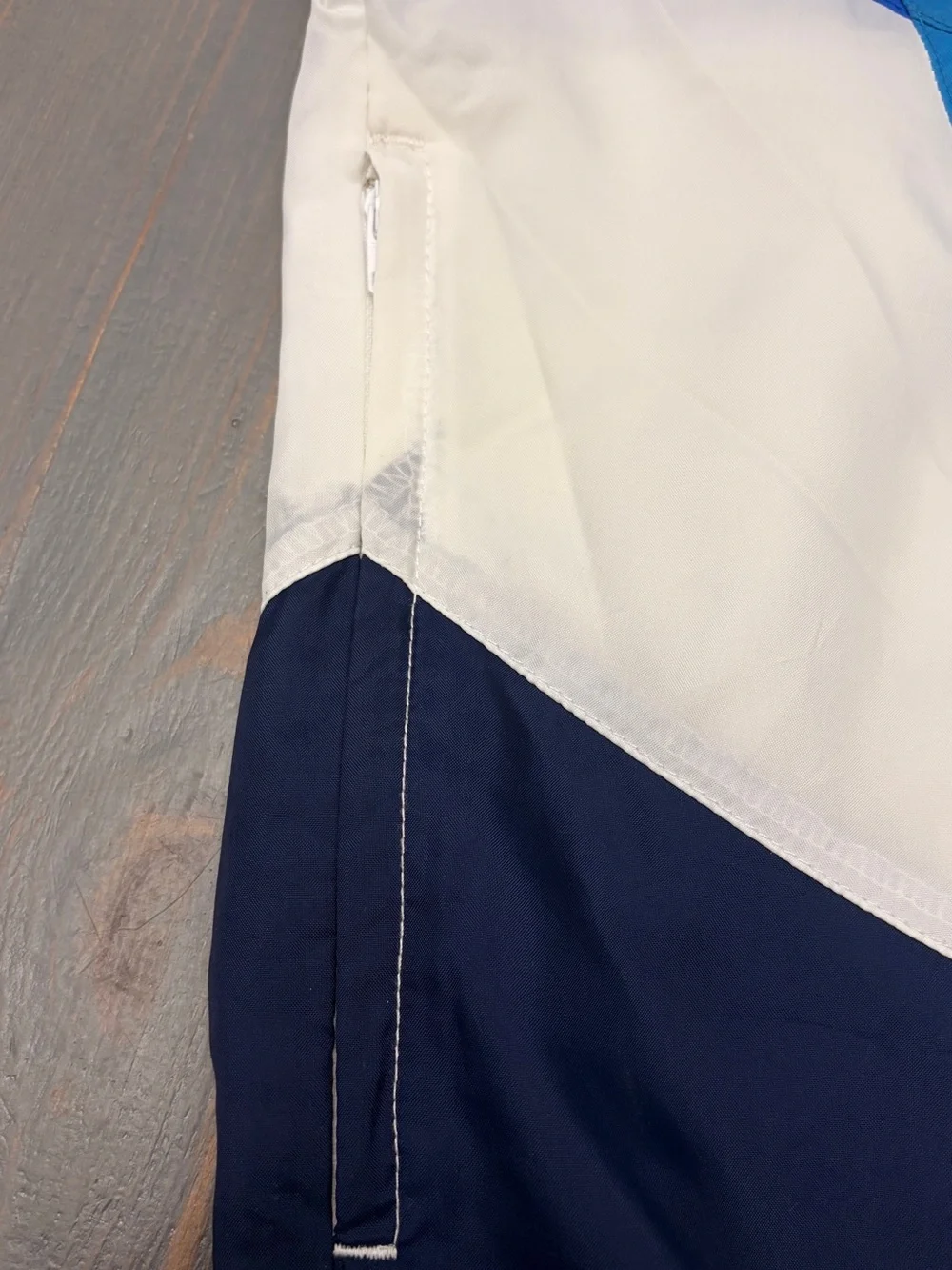Vintage Nike -  Colorblock Windbreaker Jacket - Blue/White/Navy